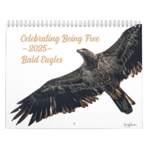 Feest dat je vrij bent 2025 Bald Eagle Kalender