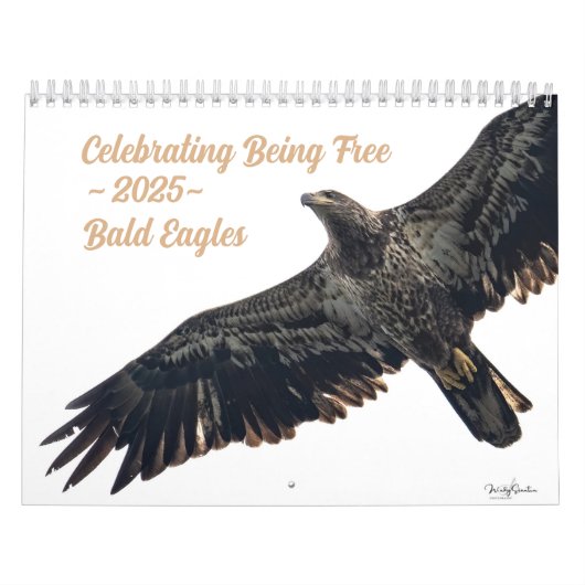 Feest dat je vrij bent 2025 Bald Eagle Kalender (Hoes)