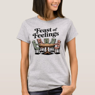 Feest der Gevoelens Grappige Thanksgiving Famili T-shirt