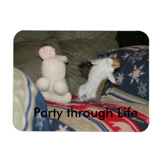 Feest door Life Magnet Magneet (Horizontaal)