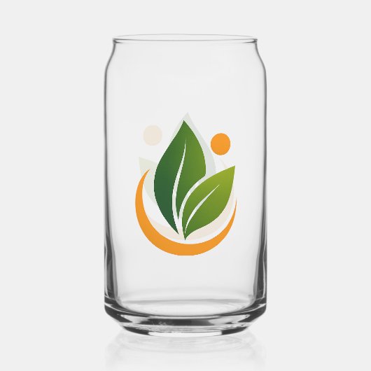 Feest Drink Glass Blikvorm Glas (Achterkant)