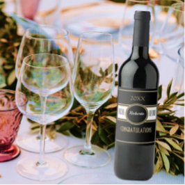 Feest! Eigen waslabel voor grint Wijn Etiket