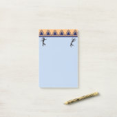 Feest en Dancing Kokopellis Post-it® Notes (Op bureau)