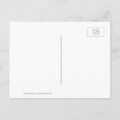 Feest, evenement of reünie Sla de datum in blauw o Aankondigingskaart (Achterkant)