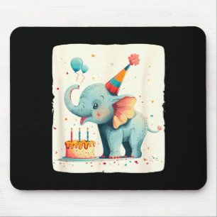 Feest Groot Met Deze Verjaardag Olifant Grap Muismat