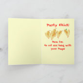 feest, HappyBirthday! Kaart (Binnen)