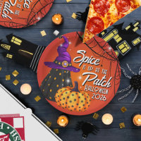 Feest in de Patch Halloween lunch papieren borden