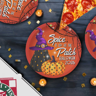 Feest in de Patch Halloween lunch papieren borden Bordje