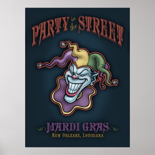 Feest in de straat poster (Voorkant)