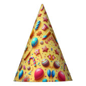 Feest in het geel feesthoedjes (Voorkant)