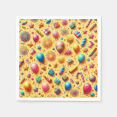 Feest in het geel servet (Voorkant)