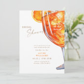 Feest in het Huis Aperol Spritz Vrijgezellenfeest Kaart (Staand voorkant)