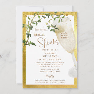 Feest in het Huis Champagne Vrijgezellenfeest II Kaart