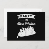 Feest in Slow Motion Kano Boot Grappig Briefkaart (Voorkant / Achterkant)