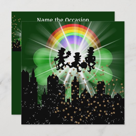 Feest in stijl Bright Lights 3 - SRF Kaart (Voorkant / Achterkant)