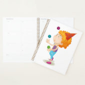Feest Kind jongleren kleurrijke ballen Planner (Display)
