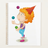 Feest Kind jongleren kleurrijke ballen Planner (Voorkant)