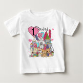 Feest Kittens 1e Verjaardag Tshirts en geschenken (Voorkant)