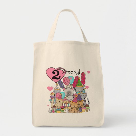 Feest Kittens 2e Verjaardag T-shirts en geschenken Tote Bag (Voorkant)
