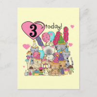 Feest Kittens 3e Verjaardag Tshirts en geschenken