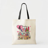 Feest Kittens 4e Verjaardag T-shirts en geschenken Tote Bag (Voorkant)