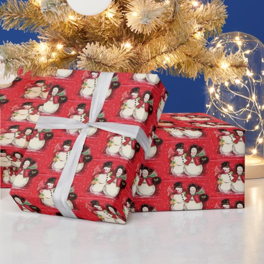 feest met kerst - kerst - feestfeest cadeaupapier (Feestdagen)