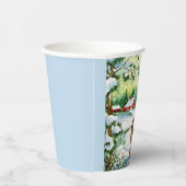 feest met kerstfeestvieren papieren bekers (Rechts)