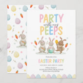 Feest met mijn Peeps Paasfeest Kaart (Voorkant / Achterkant)