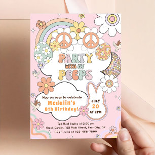 Feest met mijn vrienden verjaardagsfeest kaart