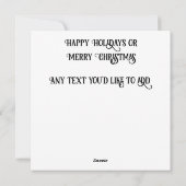 Feest Muis Feestdagenkaart (Achterkant)