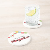 Feest | Ok, Maar Eerst Margaritas Zandsteen Onderzetter (Zijkant)