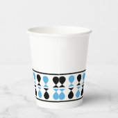 Feest op! Blauw Papieren Bekers (Rechts)