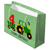 feest op de vierde volger groot cadeauzakje (Voorkant Gekanteld)