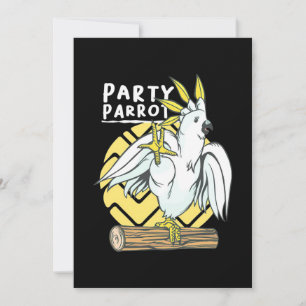 Feest Papegaai Vogel Kaart