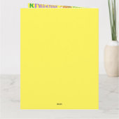 Feest Papegaaien Kaart (Achterkant)