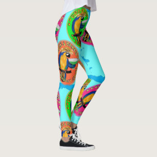 Feest Papegaaien Leggings