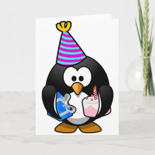 Feest Penguin Kaart