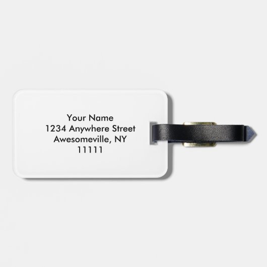 Feest Pinguïns Bagagelabel (Achterkant horizontaal)