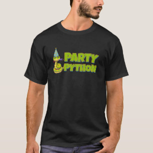 Feest Python Grappige Slang Reptiel Slang Dier T-shirt