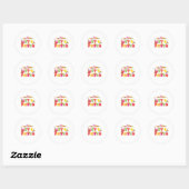 Feest Ronde Sticker Label (Vel)
