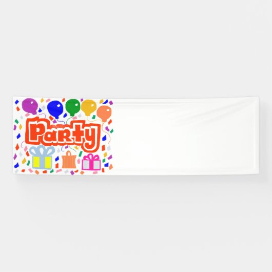 Feest Spandoek (Horizontaal)