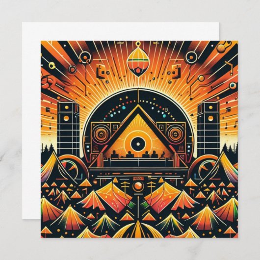 Feest Uitnodiging (Voorkant / Achterkant)