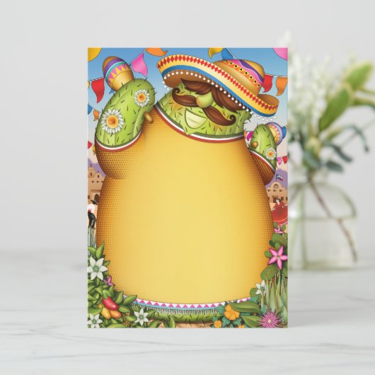 Feest Uitnodigingen (Staand voorkant)