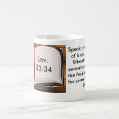 Feest van bijbelse tabernakels koffiemok (Center)