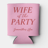 Feest van de Roze Hen van de Vrouw van het Feest Blikjeskoeler (Voorkant)