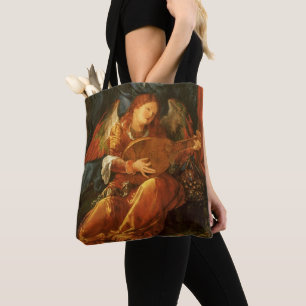 Feest van de Rozenkrans engel door Albrecht Durer Tote Bag