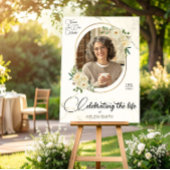 Feest van het Leven, Bloemend Funeraal Herdenkings Poster