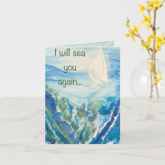 Feest van het leven CARD Kaart (Gele Bloem)