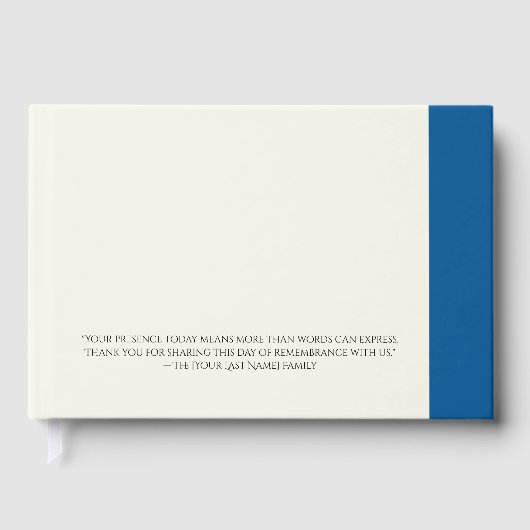 Feest van het leven Folie gastenboek (Voorkant)