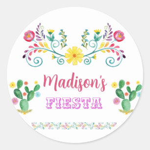 Feest Verjaardag Stickers, Fiesta Feest Stickers